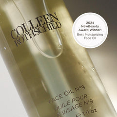 COLLEEN ROTHSCHILD Face Oil N°9 ingredients close-up highlighting key oils