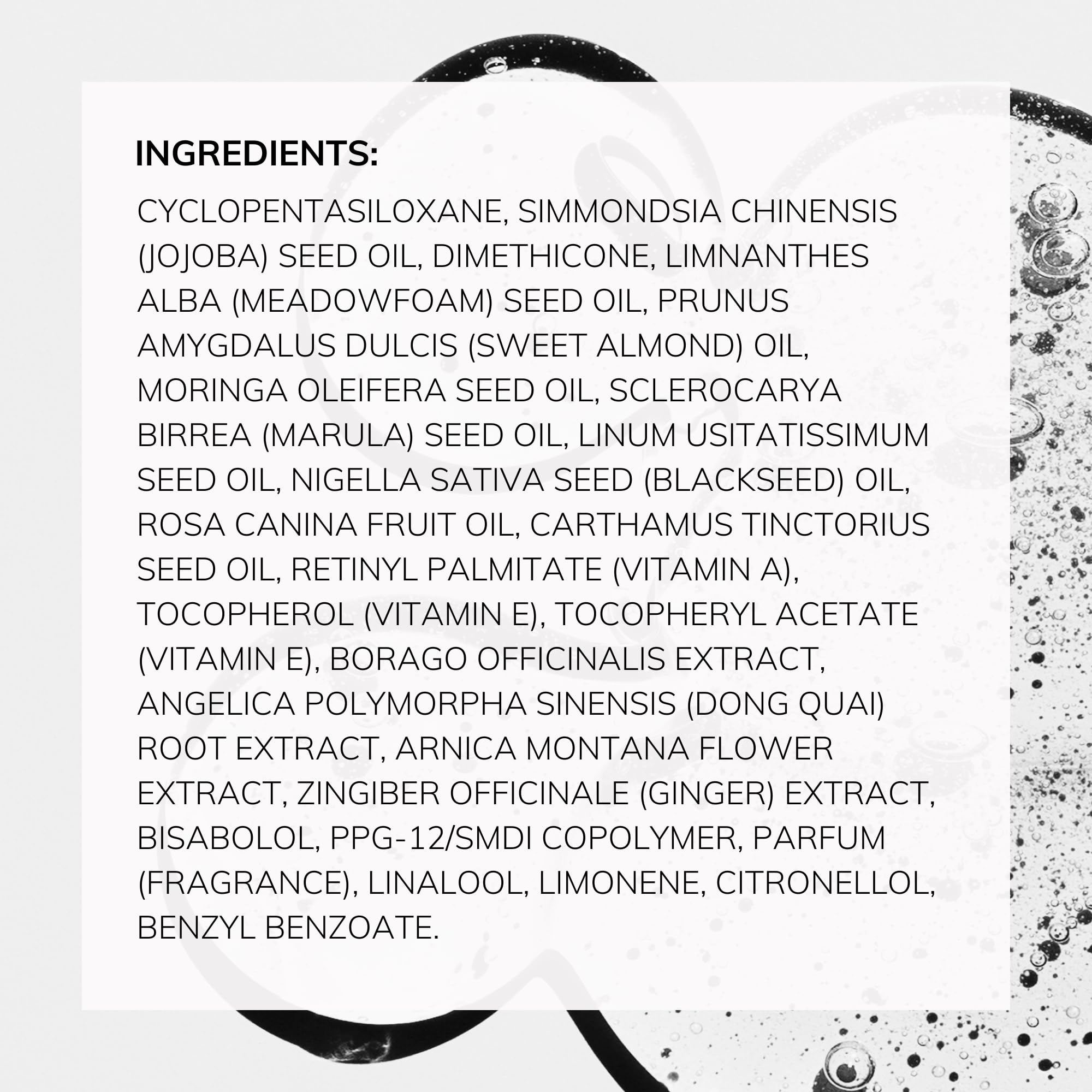COLLEEN ROTHSCHILD Face Oil N°9 in-use on skin for hydration without heaviness