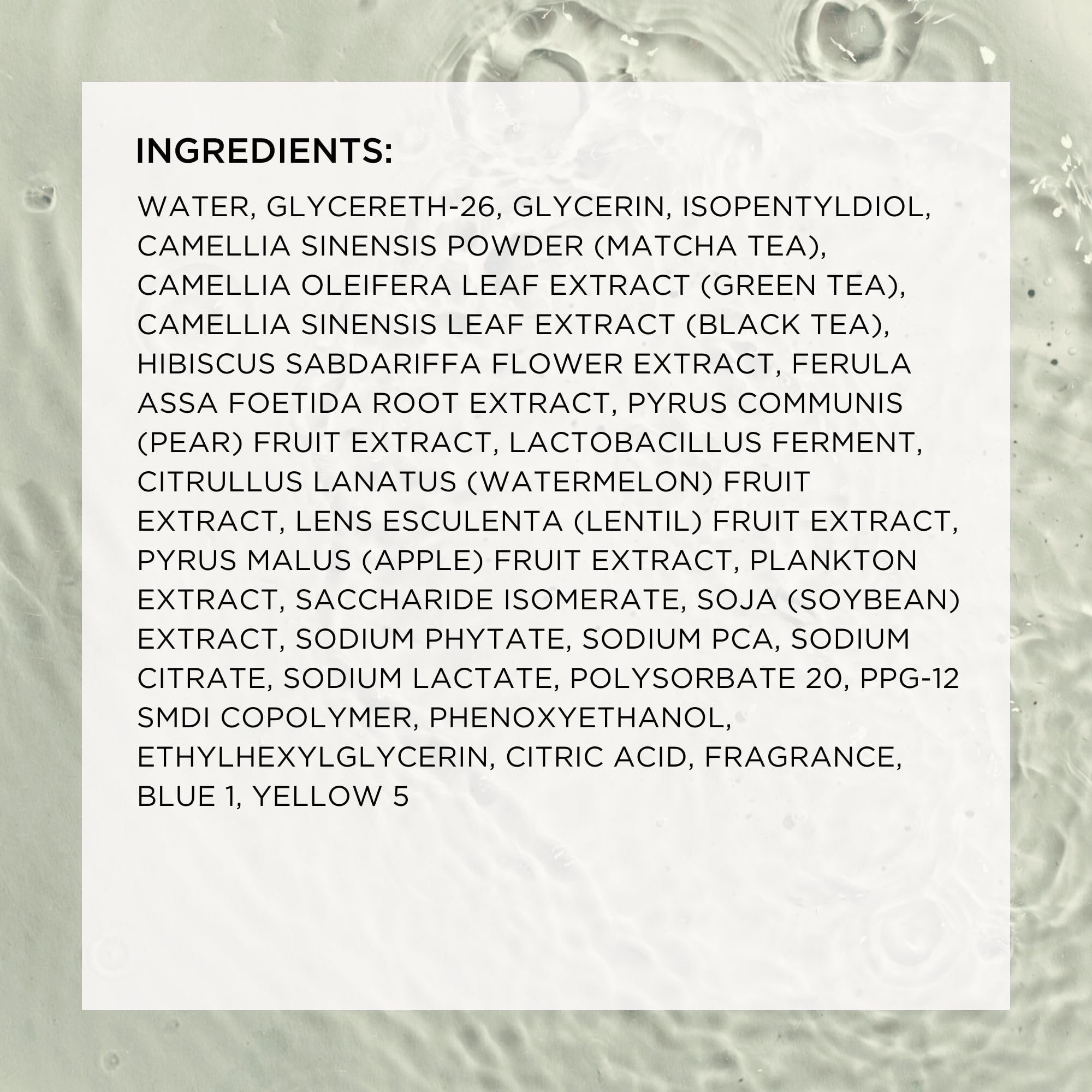 COLLEEN ROTHSCHILD Matcha Tea Treatment Toner application scene showing minimized pores