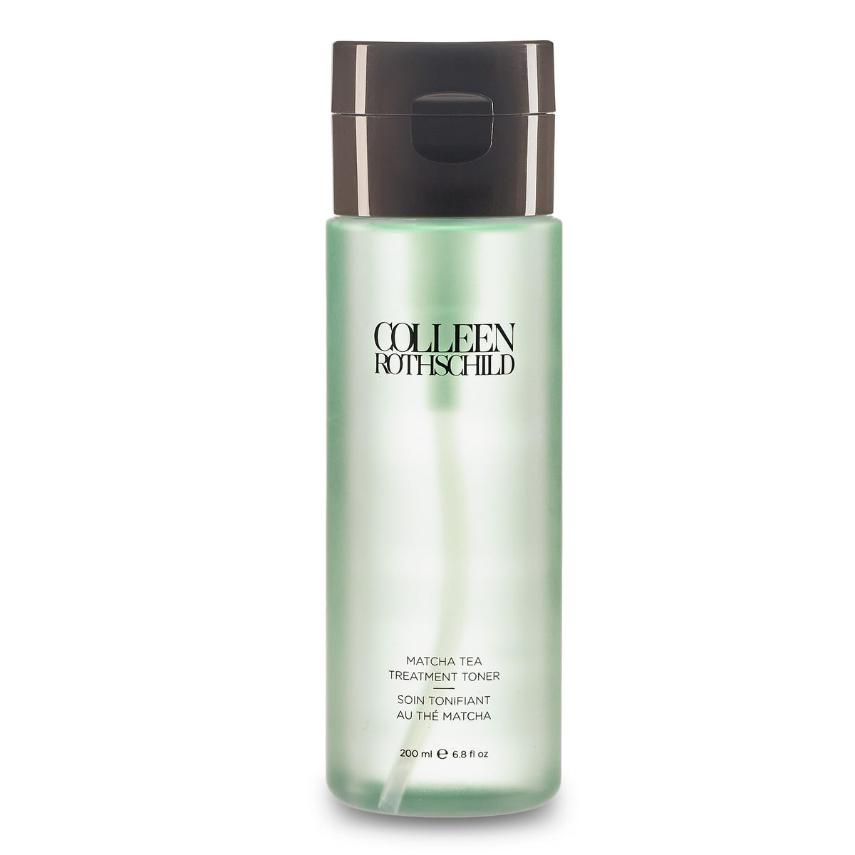 COLLEEN ROTHSCHILD Matcha Tea Treatment Toner bottle closeup showing oil control