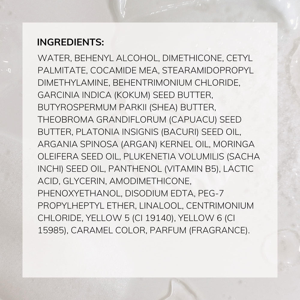 Ingredients highlight color-safe, nourishing components for healthy color retention.