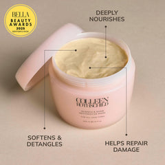 Texture swatch shows creamy formula for even, easy application.