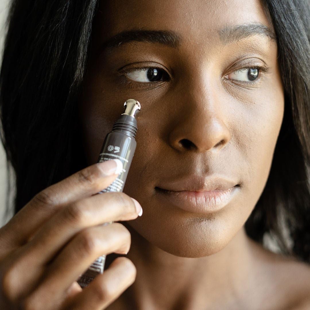 Colleen Rothschild Retinol Supreme Eye Serum application step targets orbital bone for hydration