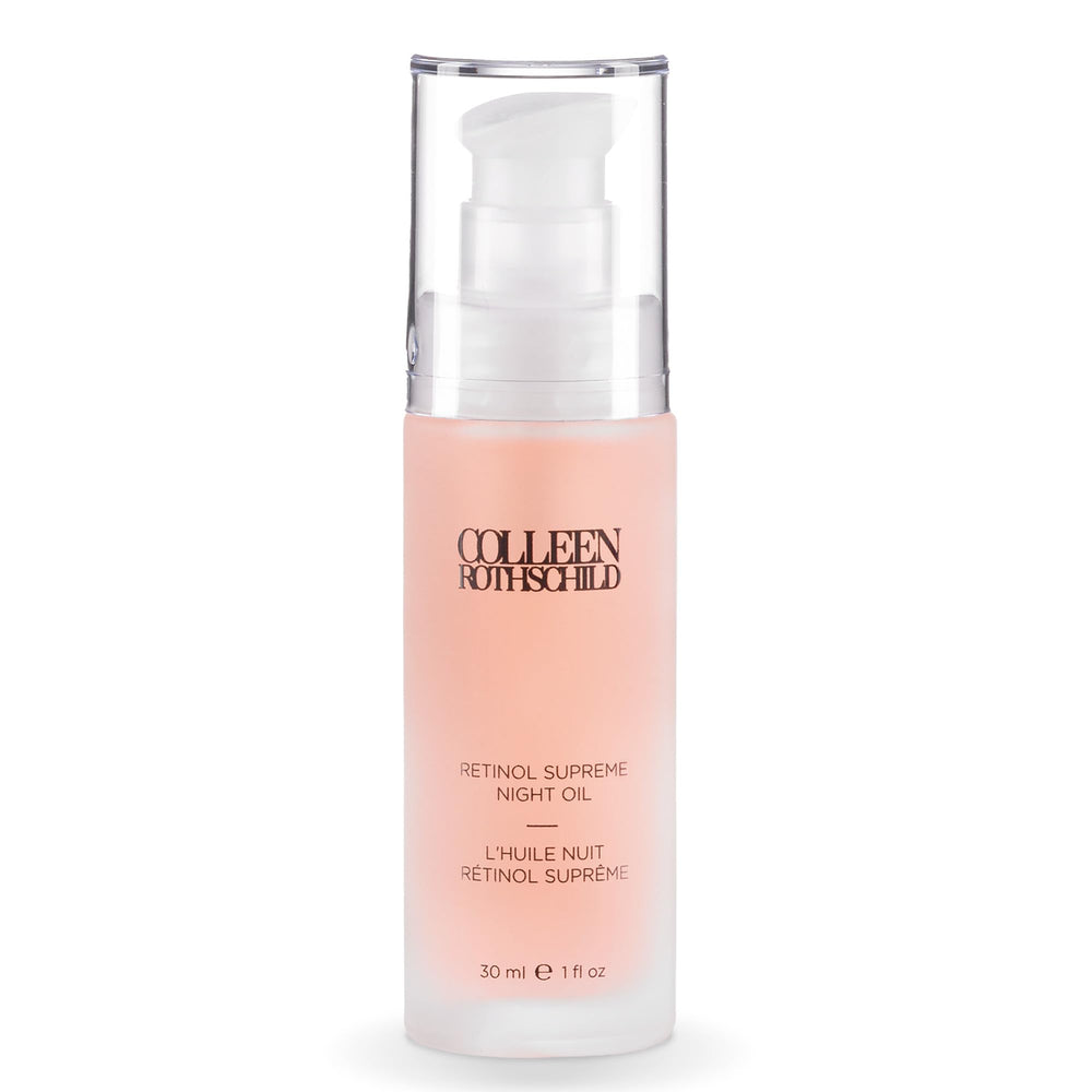 COLLEEN ROTHSCHILD Retinol Supreme Night Oil bottle highlighting premium nightly hydration