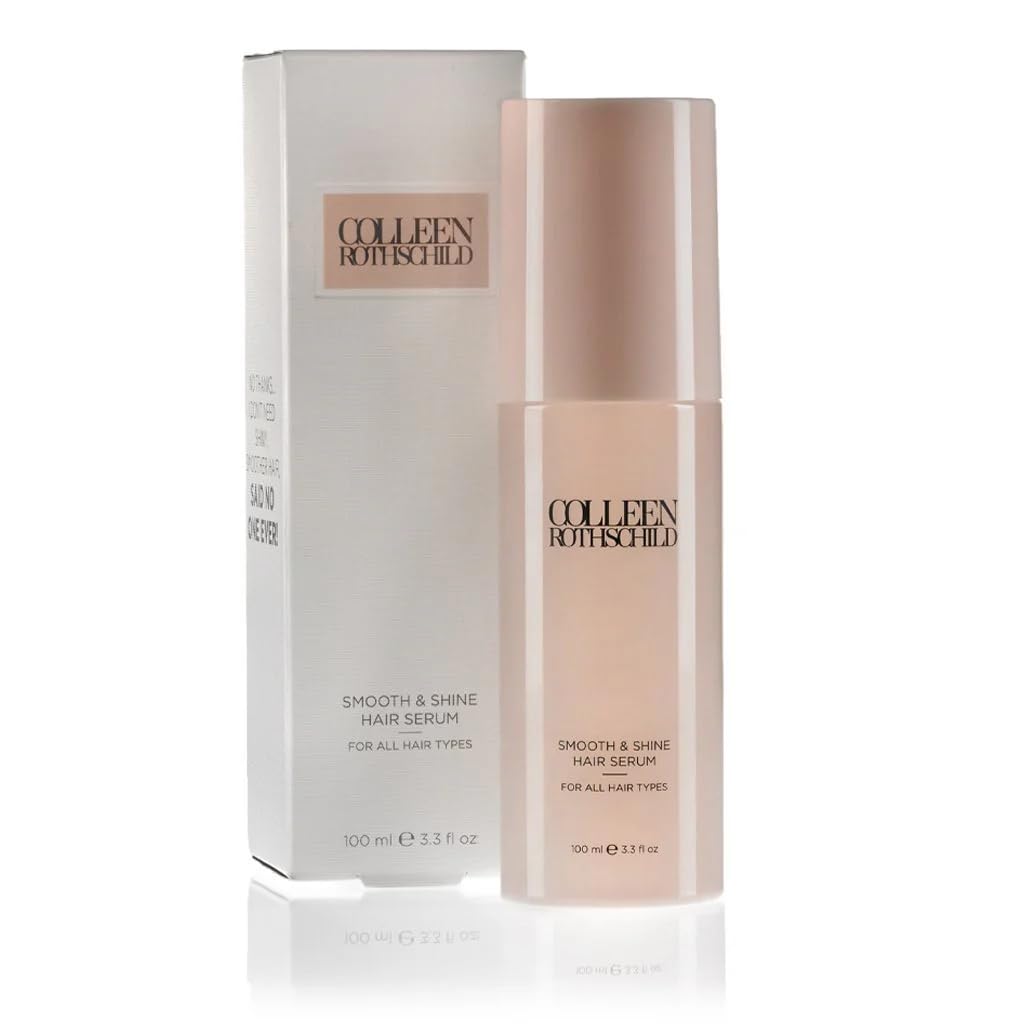 COLLEEN ROTHSCHILD Smooth and Shine serum in-hand application to tame flyaways and smooth.