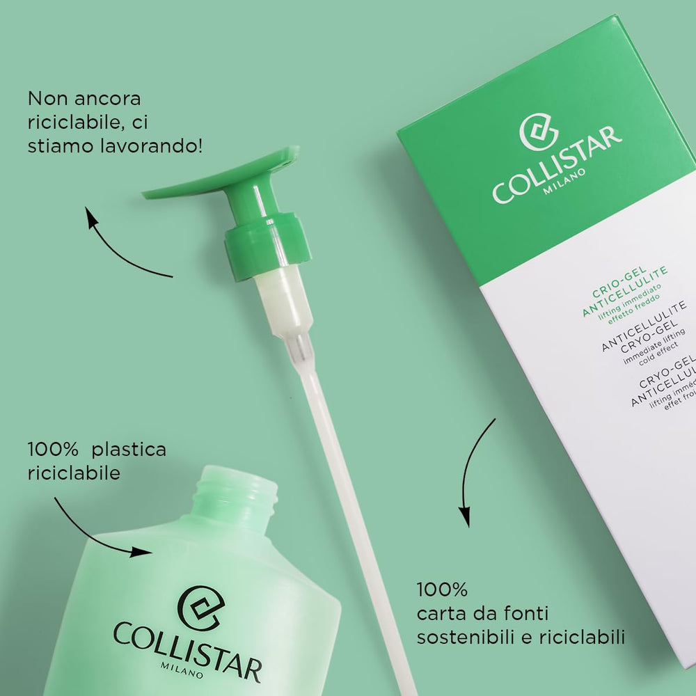 Collistar Kryo Gel cooling sensation highlights soothing relief during use