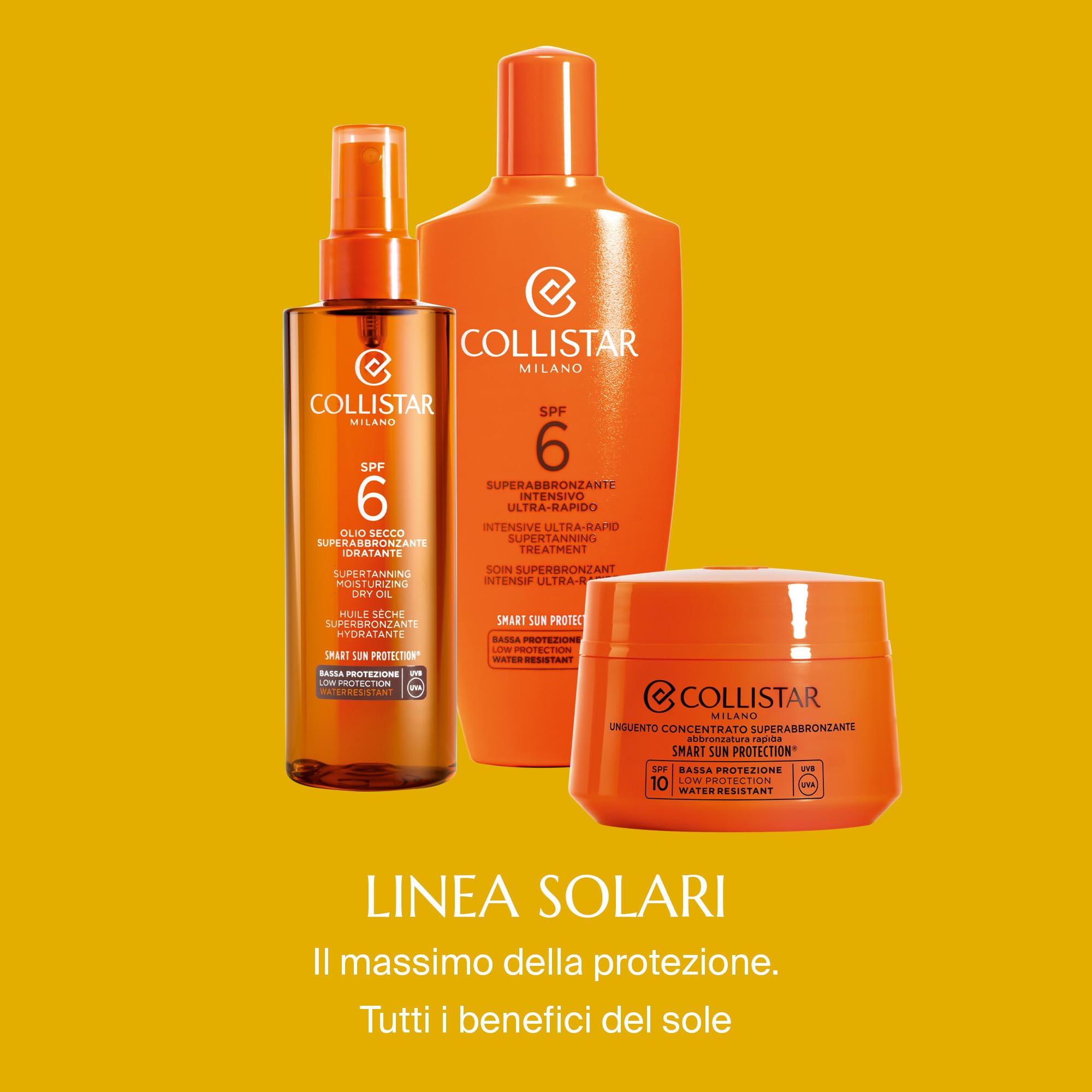 Collistar Perfect Tanning before-after preview hints gradual tint with daily use.