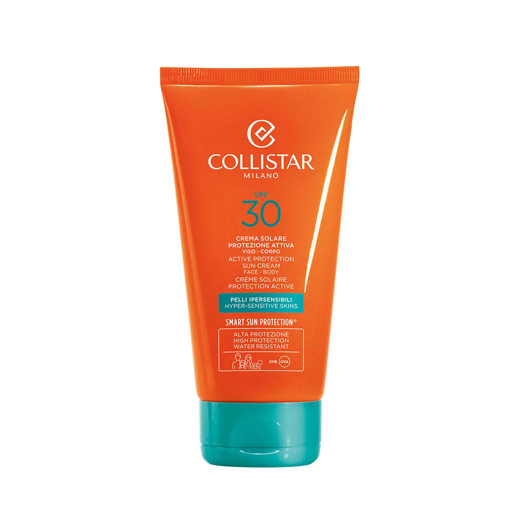 Collistar Self Tan SPF30 cream bottle showing quick, even application