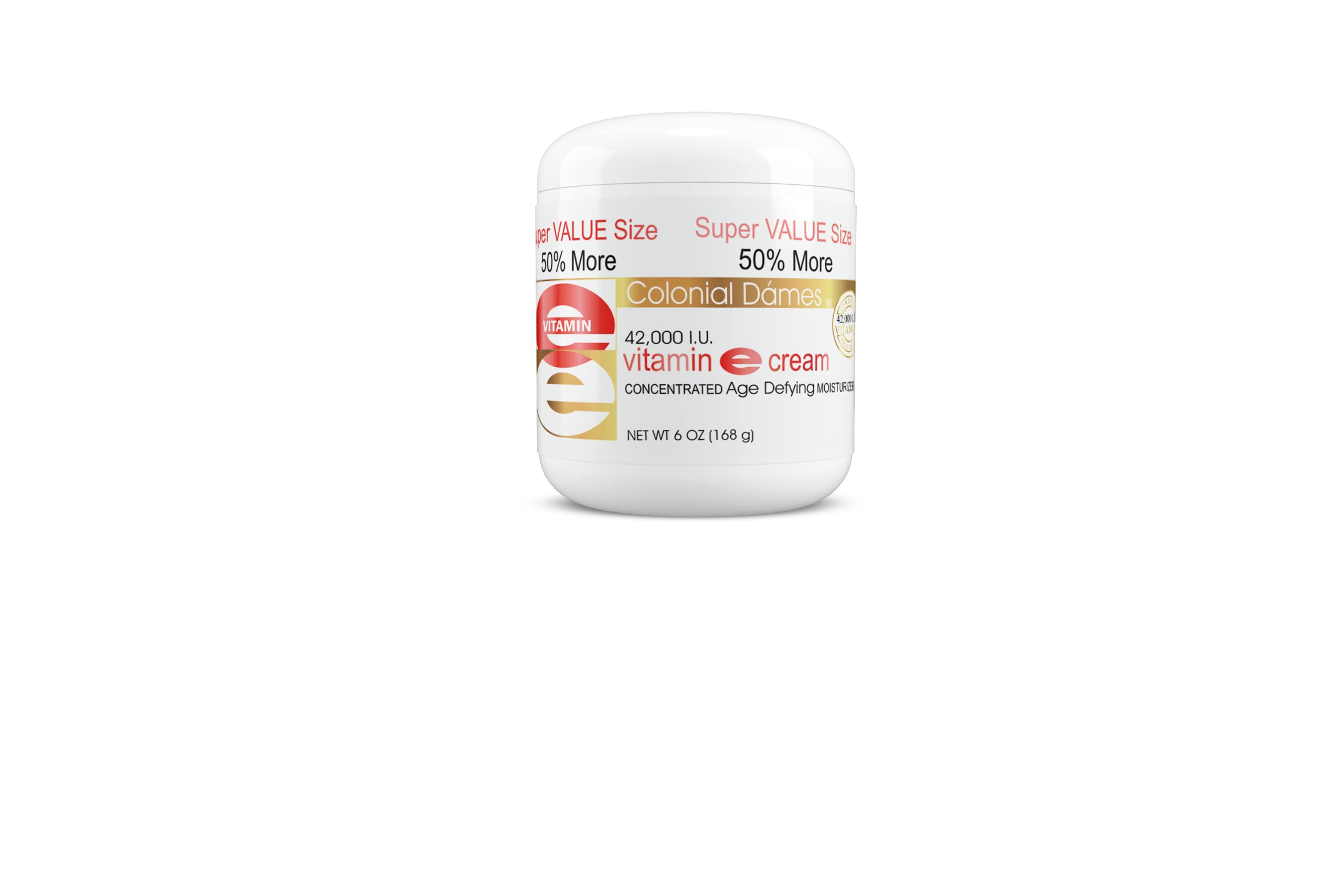 Colonial Dames Vitamin E cream bottle for dry skin hydration