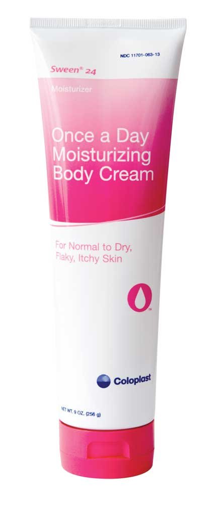 Coloplast Sween 24 cream 2oz jar for 24-hour moisturization and skin protection.