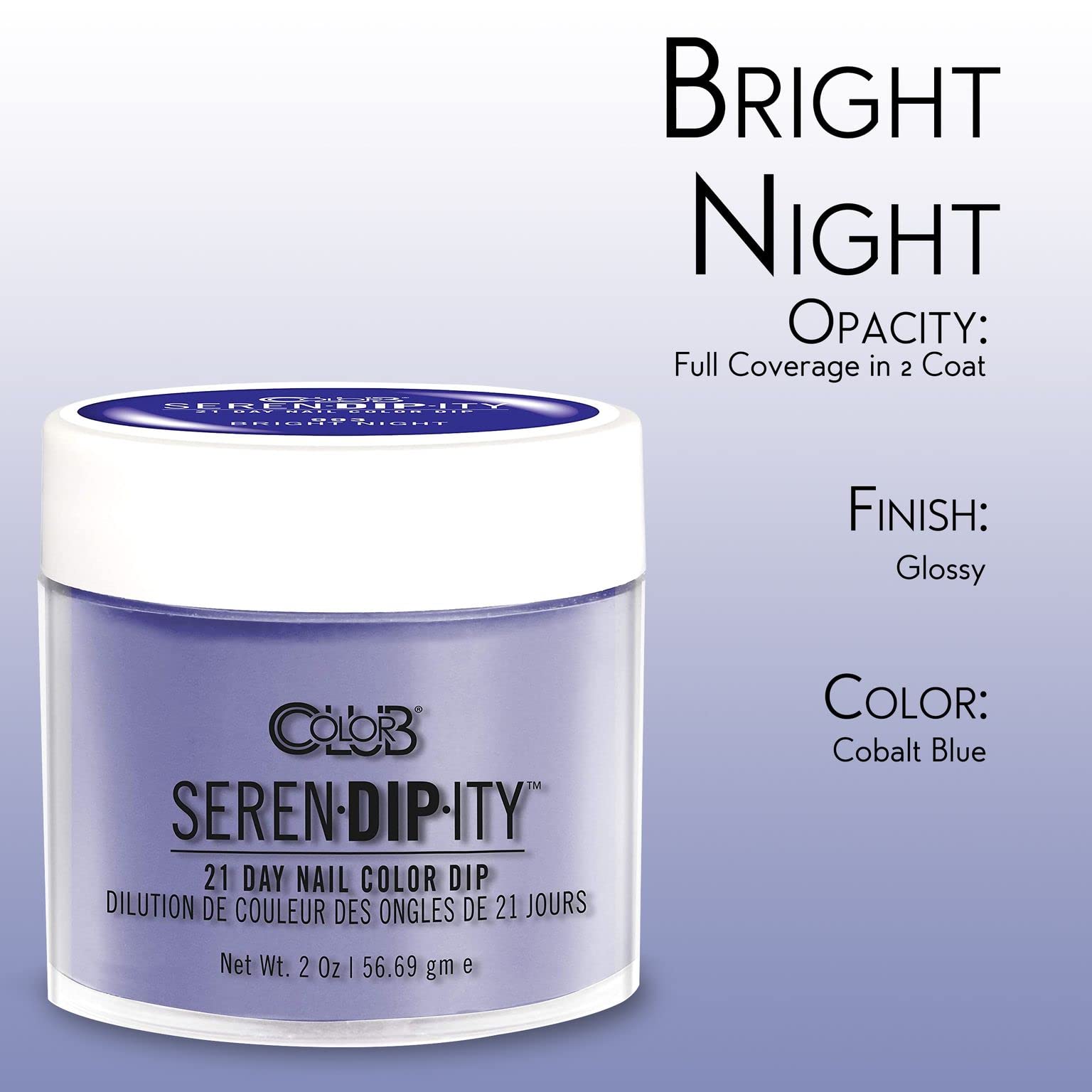 Color Club Bright Night Serendipity nail tech studio setup.