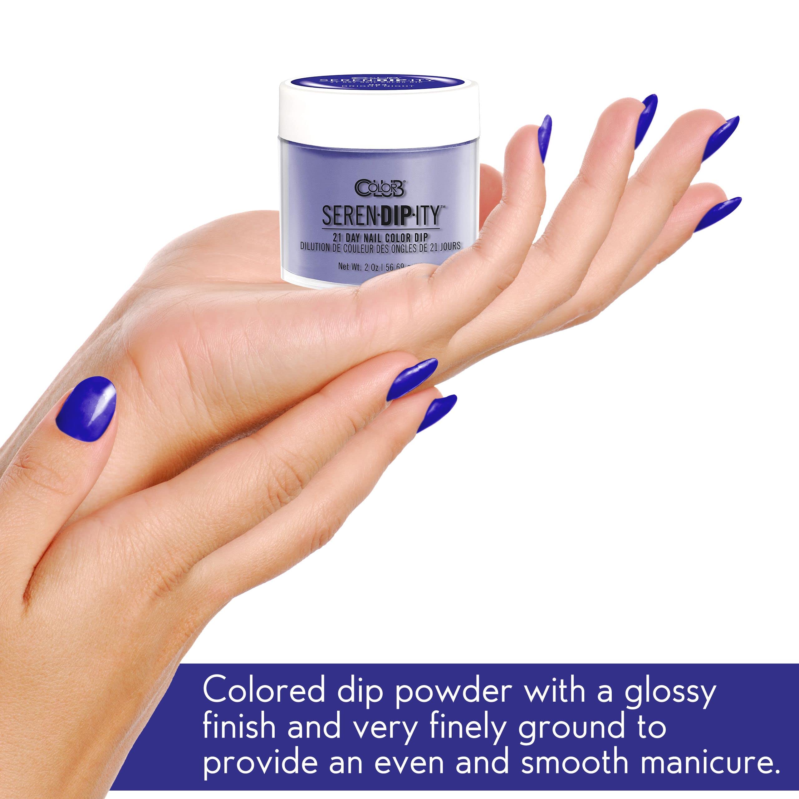 Color Club Bright Night Serendipity swatch shows versatile nude shade options.