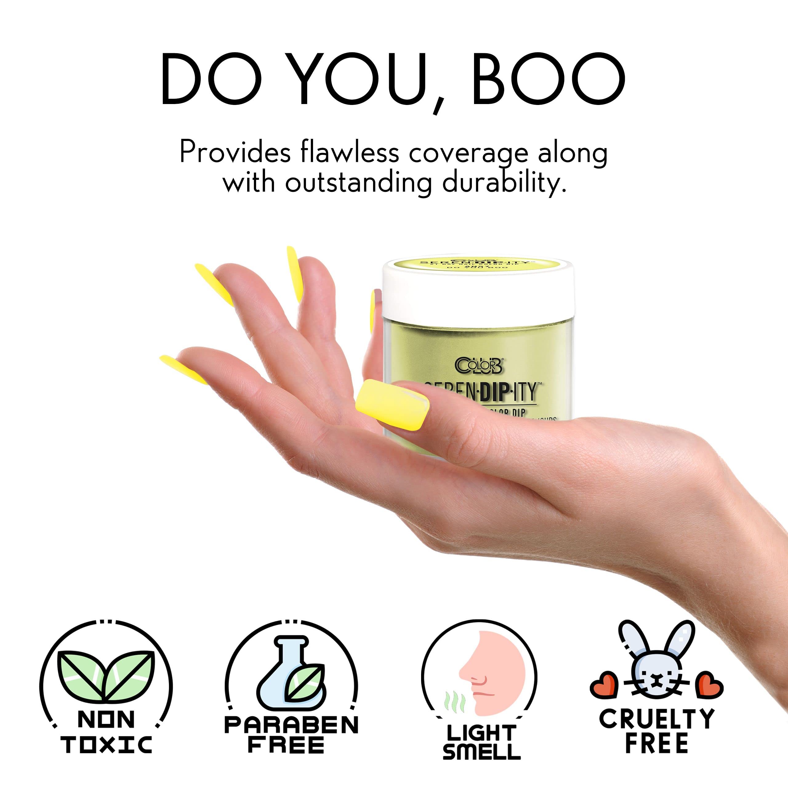 Color Club Do You Boo Serendipity gloss-finish provides a shiny manicure.
