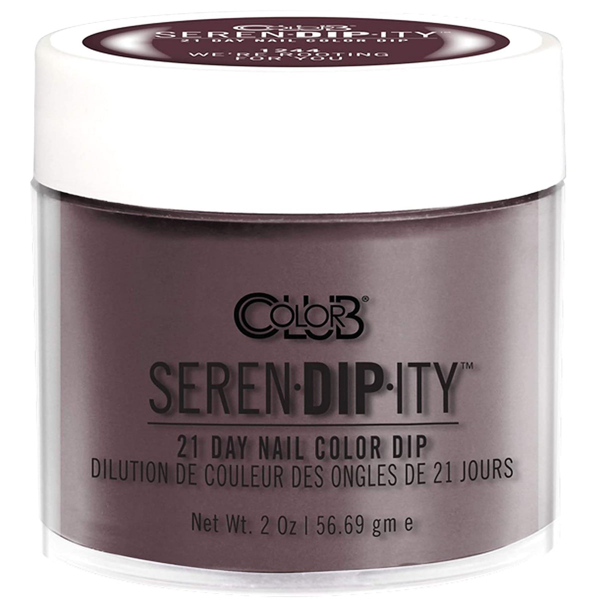 Color Club Serendipity dip powder jar for long-wear at-home manicures