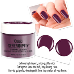 Streak-free manicure yields even color and glossy finish.