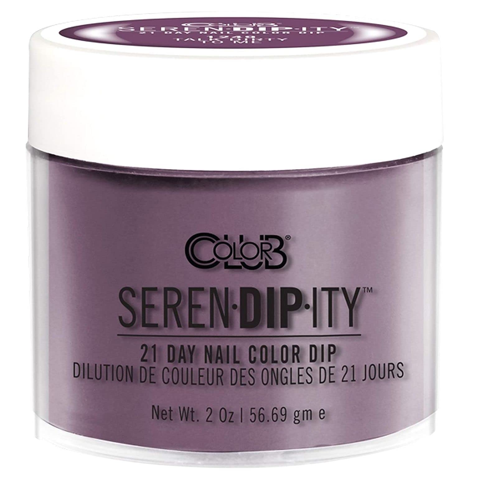 Color Club Talk Dirty To Me Serendipity 2oz jar shows rich nude dip powder for daily looks