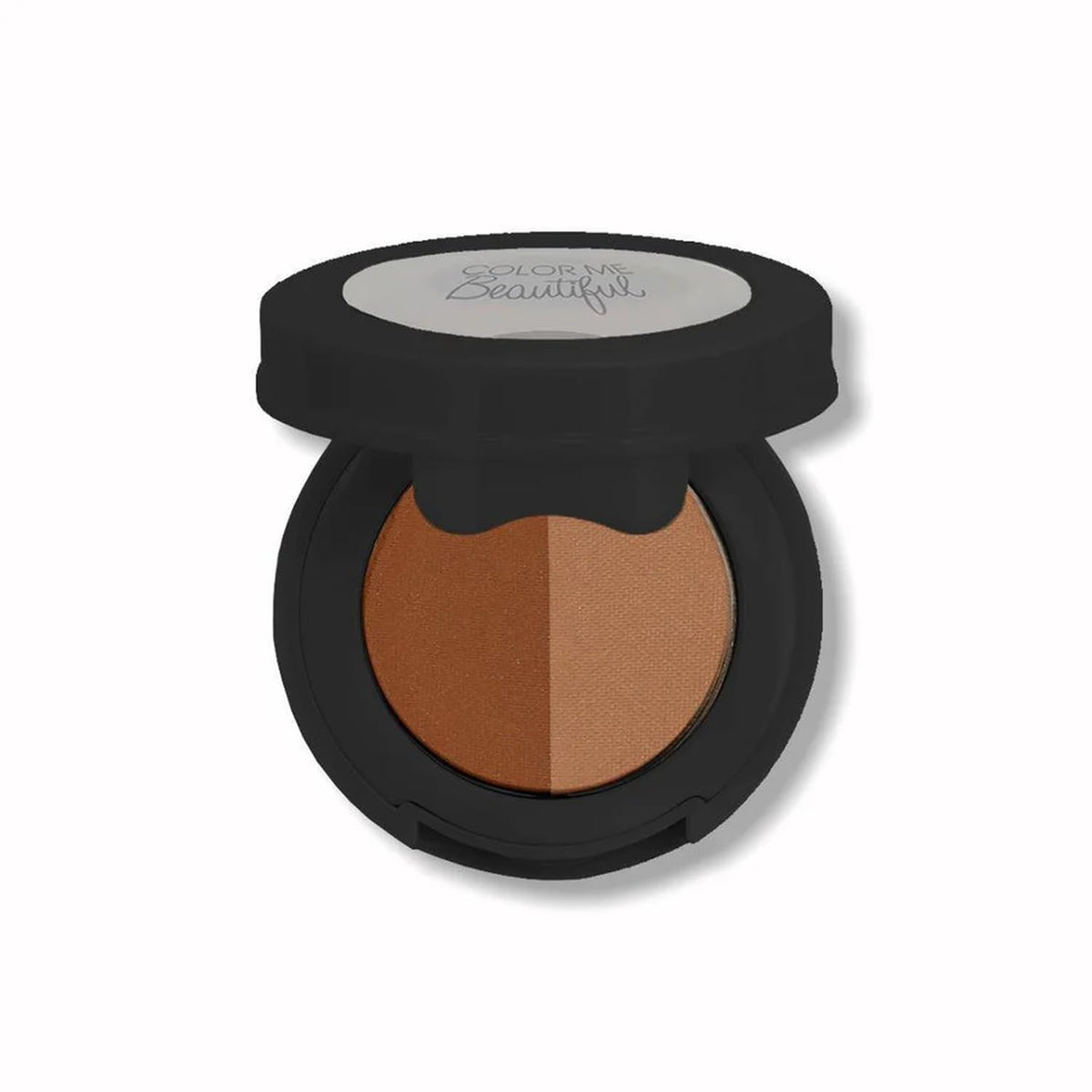 Color Me Beautiful Brow Powder Duo Gingersnap compact for defined arches and natural shading