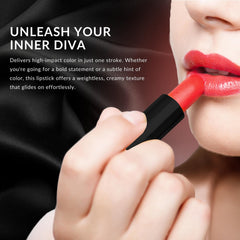 Color Me Beautiful Color Renew Lipstick swatch in rose reveals vibrant payoff