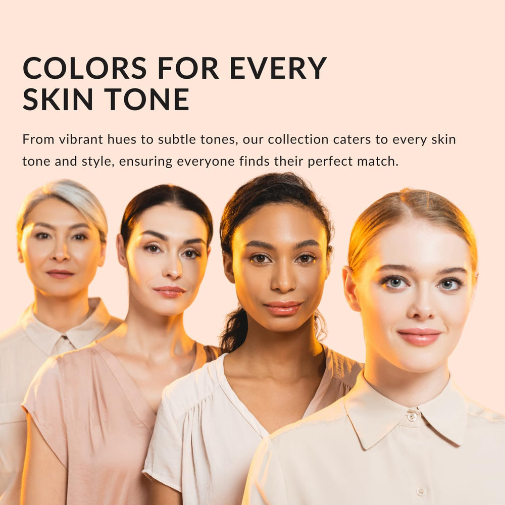 Wear test photo of Color Renew Lipstick through day-to-night use.