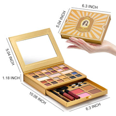 Color Nymph makeup kit with highlighters, blushes, and bronzers for flexible shaping.