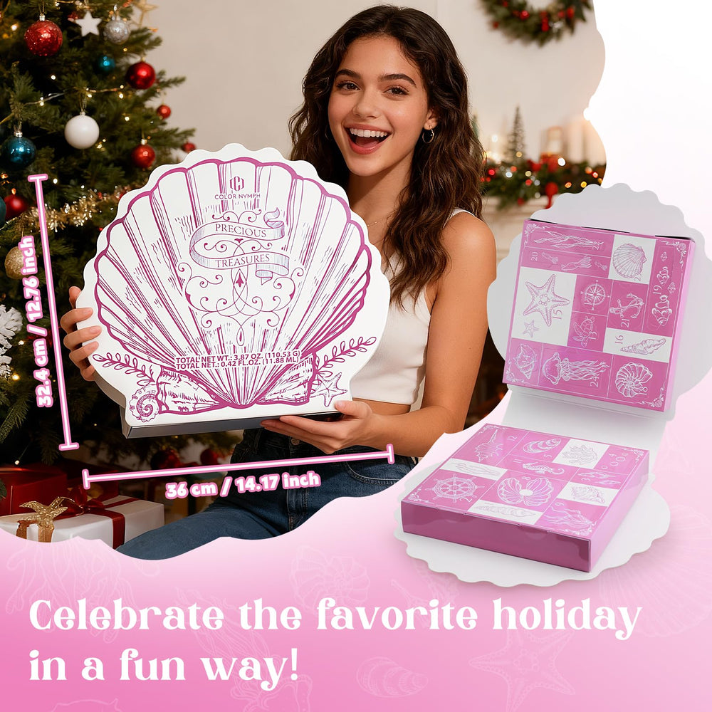 Color Nymph bath fizzer provides a holiday spa-like treat.