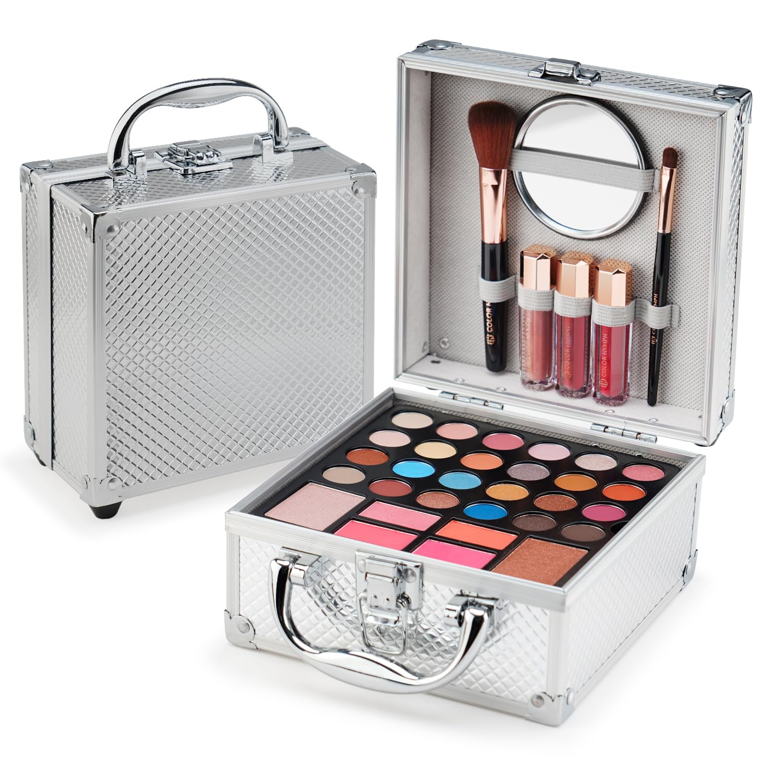 Color Nymph beginner kit packaging shown, teen-friendly design and all-in-one makeup set.