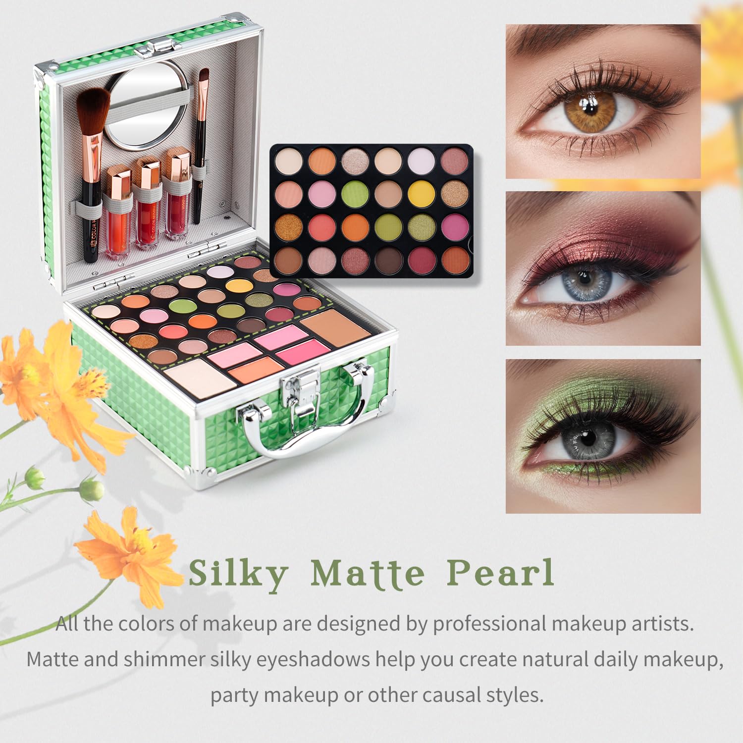 Color Nymph brushes set for easy, precise application