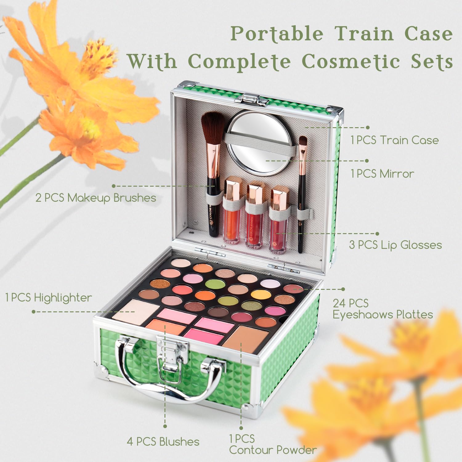 Color Nymph lip glosses with a smooth glossy finish