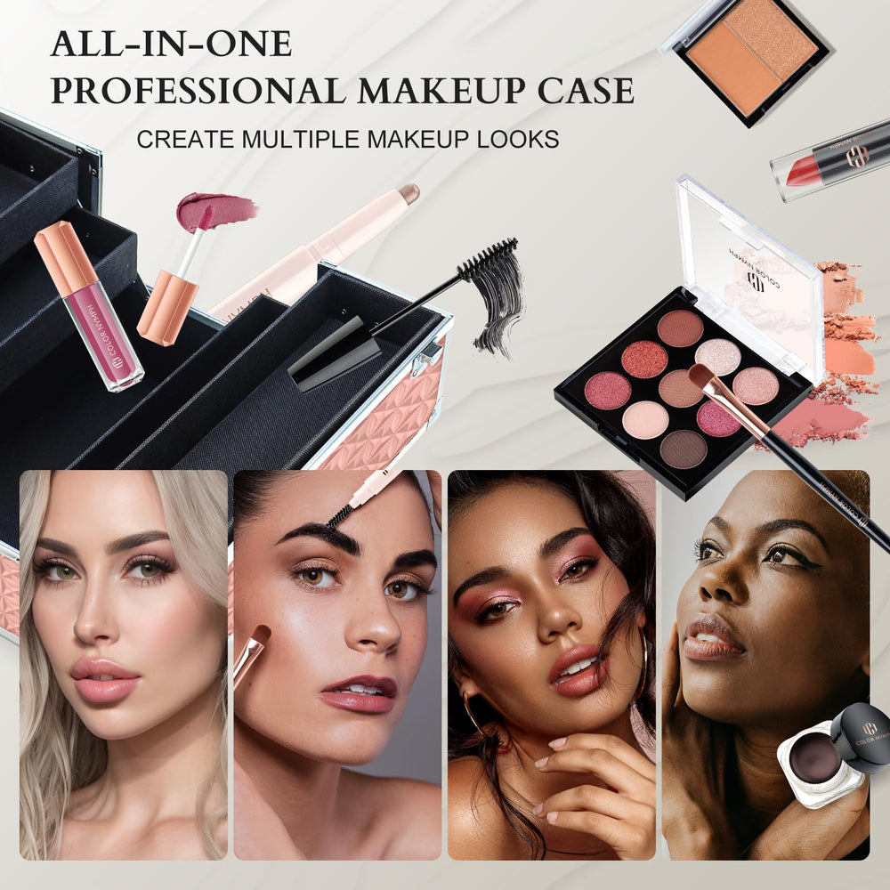 Color Nymph brush set tools for precise makeup application.