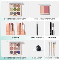 Color Nymph eyeshadow palette duo in vivid shades for enduring looks.