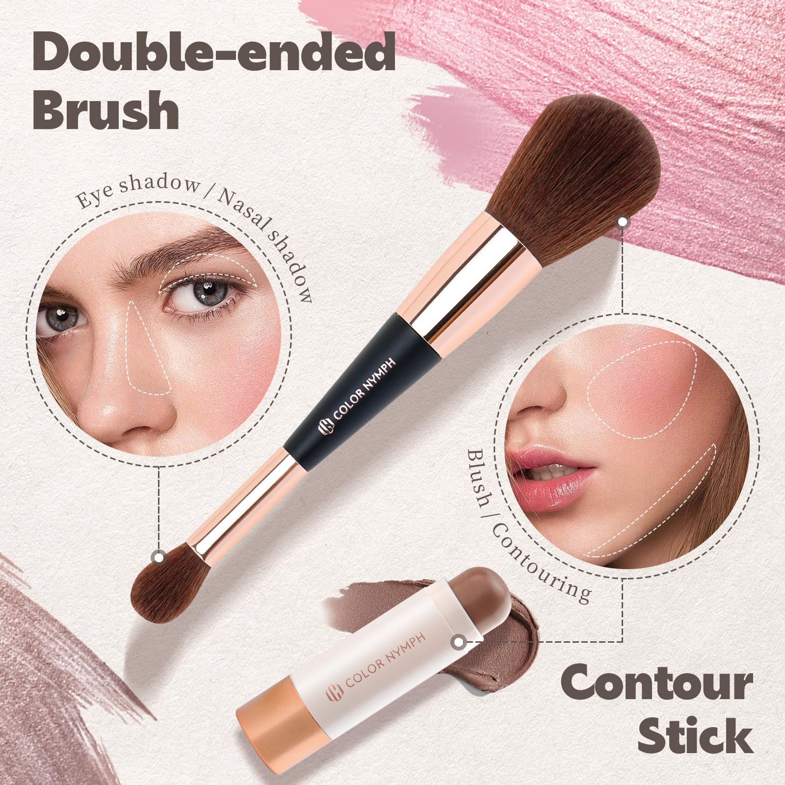 Color Nymph lipgloss provides shine with comfortable wear.