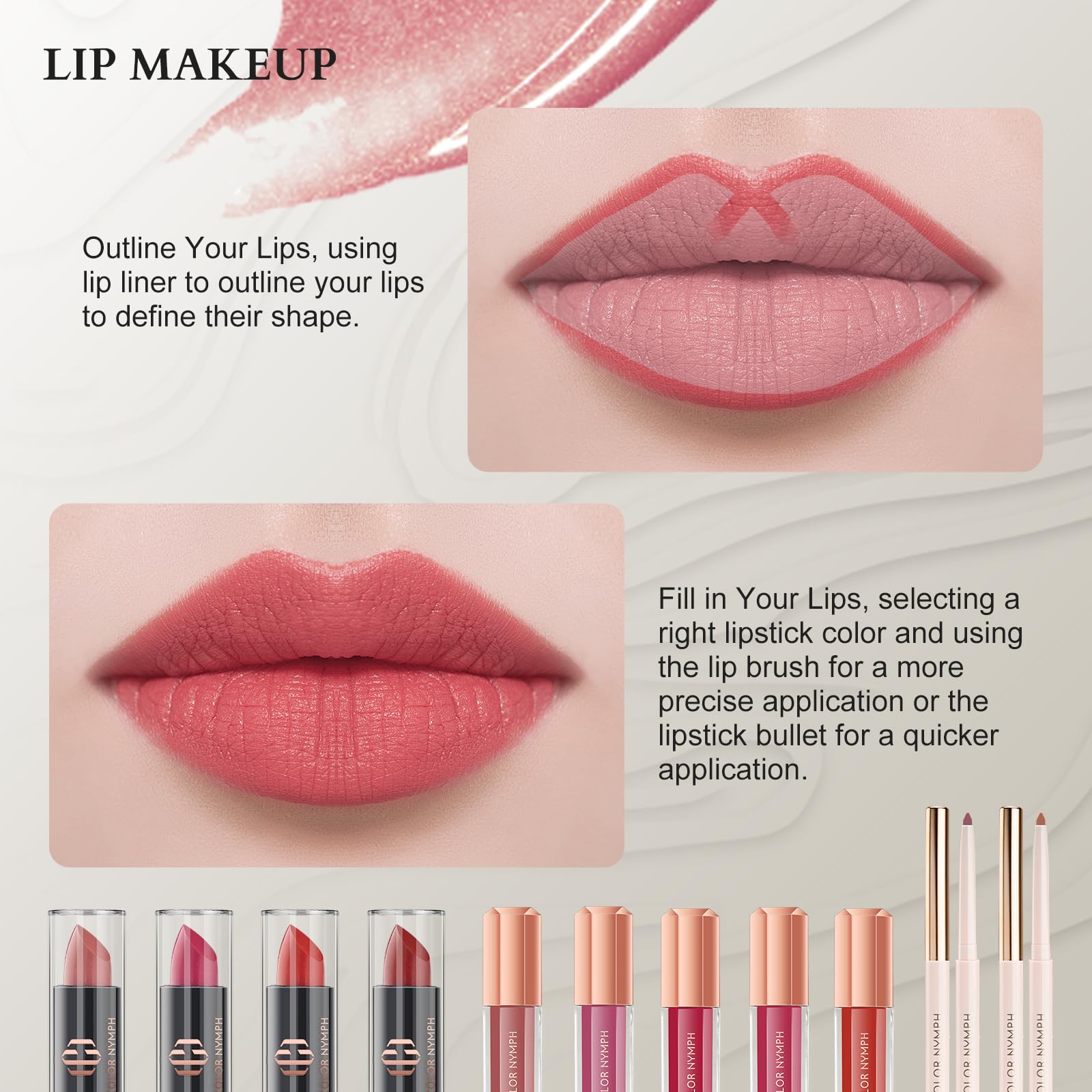 Color Nymph foundation concealer kit for even tone.