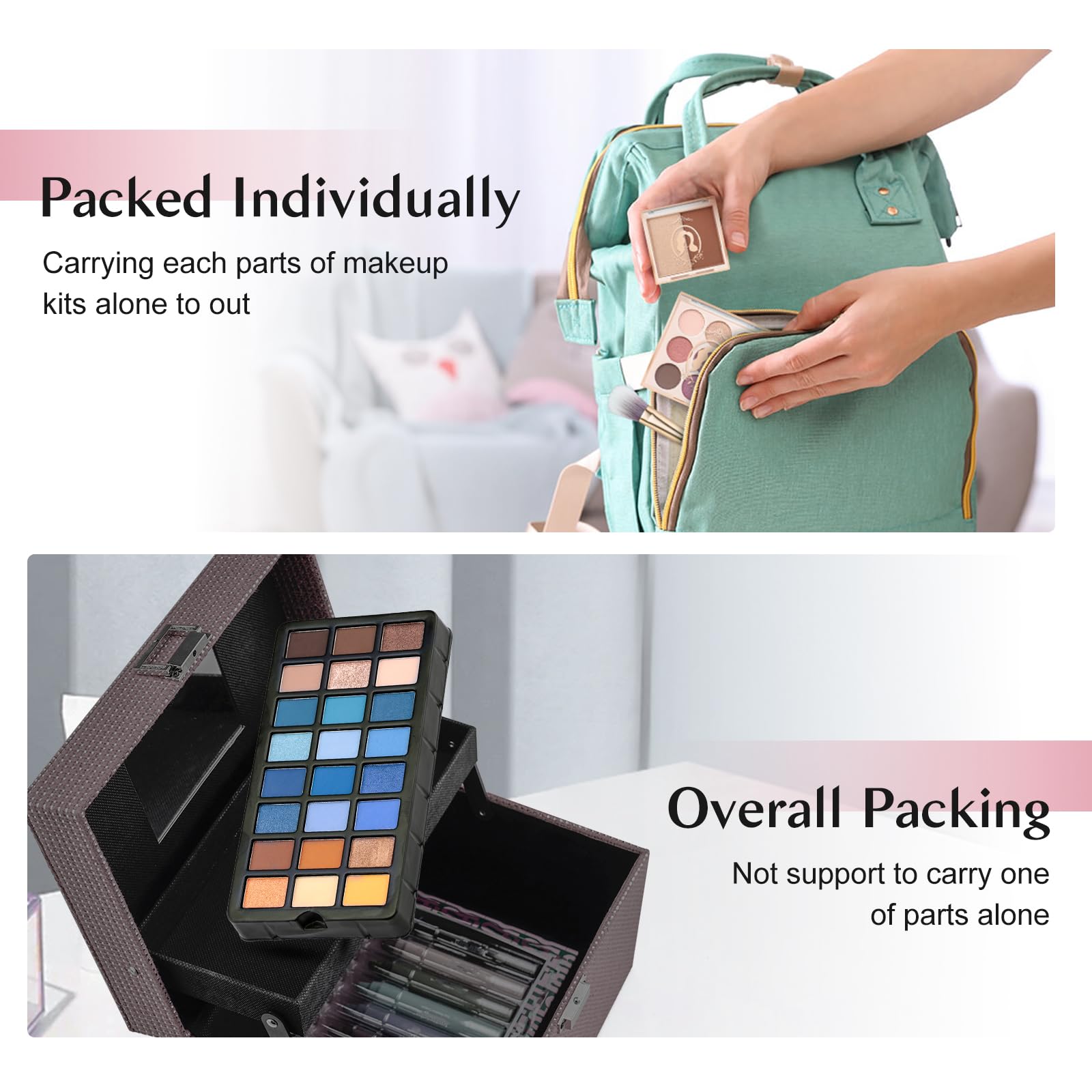 Color Nymph four-color glitter palette adds shimmer for party accents.
