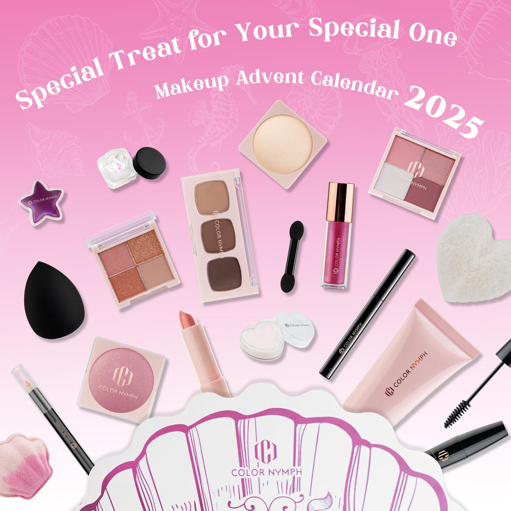 Color Nymph makeup kit displays 24 items for a daily surprise routine.