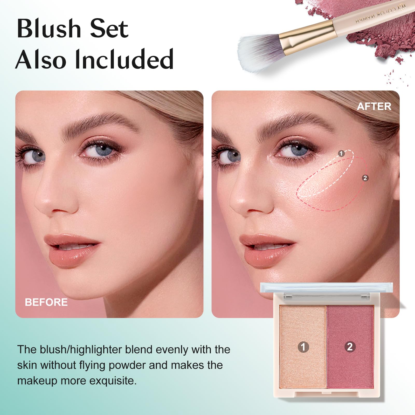 Color Nymph mascara wand delivers lift and defined lashes.