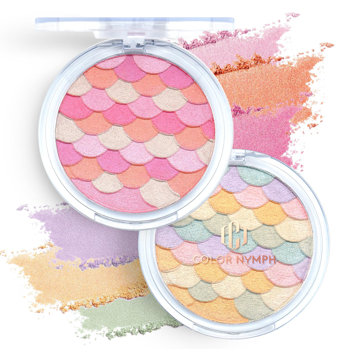 Color Nymph mermaid-inspired palette compact for on-the-go shimmer
