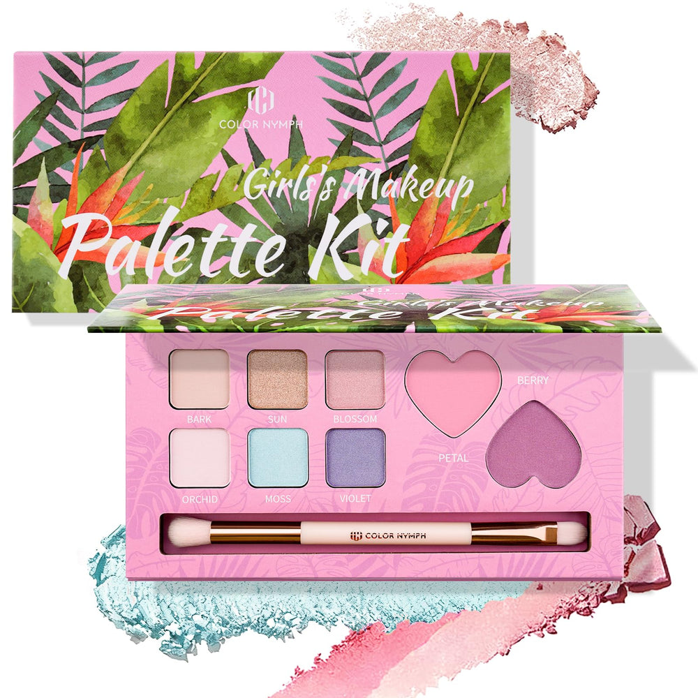 Color Nymph palette open view showing teen-friendly shades for creative experimentation.