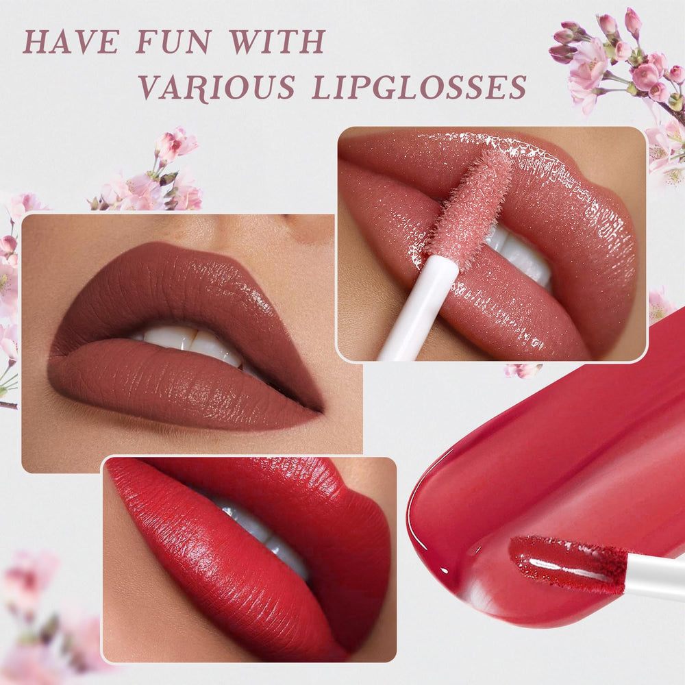Color Nymph portable lipgloss set for quick glossy finishes.