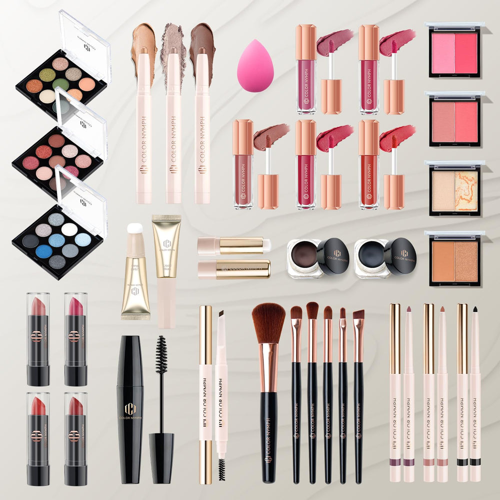 Color Nymph teens makeup kit case ideal for practice and travel.