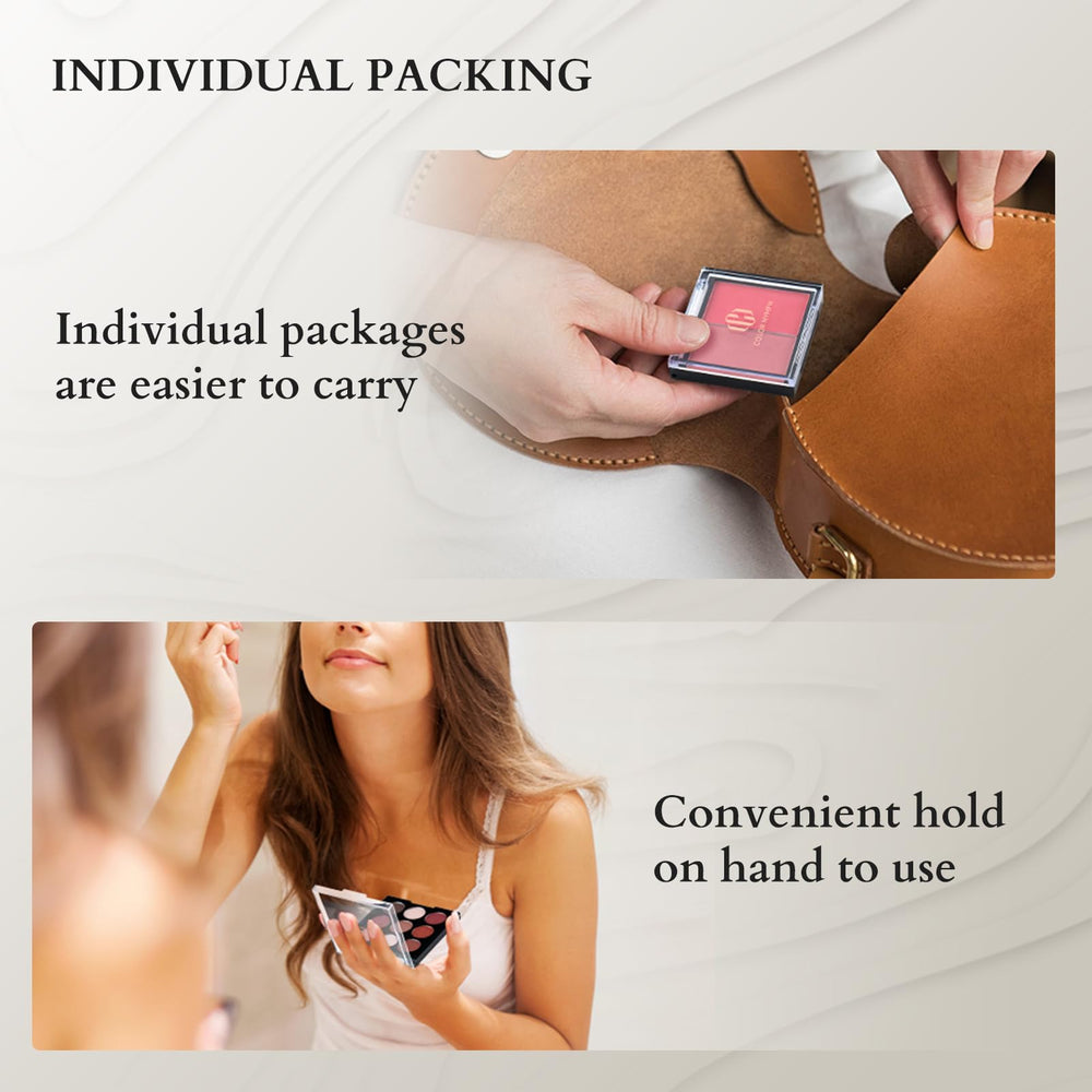Color Nymph train case compact for portable storage.