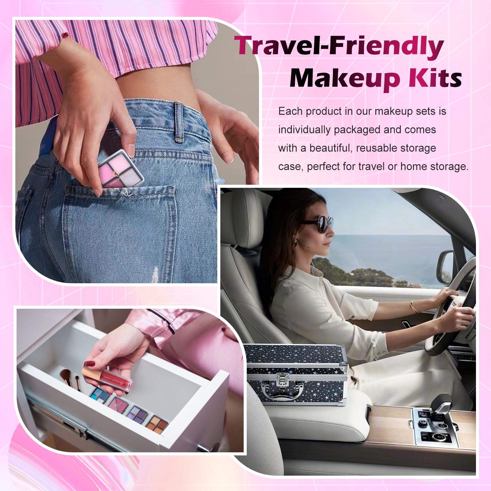 Color Nymph built-in mirror for easy, on-the-go makeup checks