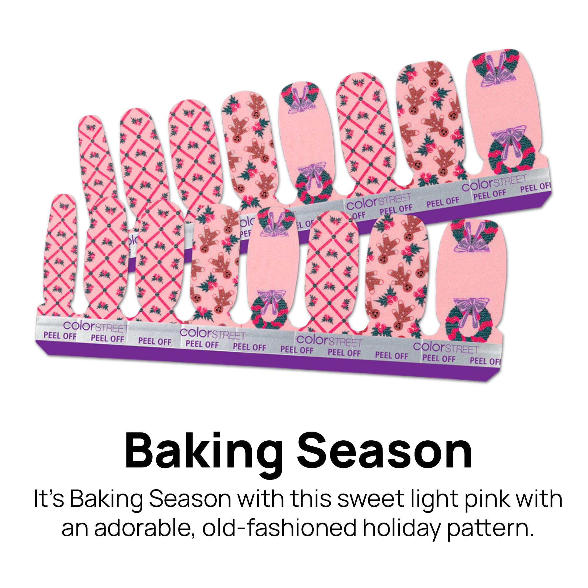 Color Street Baking Season complete holiday nails kit for quick, at-home manicure.