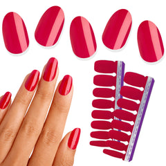 Color Street Bed of Roses nails showcase a glittery, romantic manicure using real polish strips.