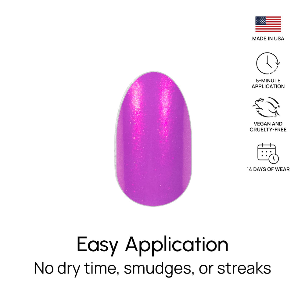 Color Street Mermaid Magic glossy finish adds salon-like shine