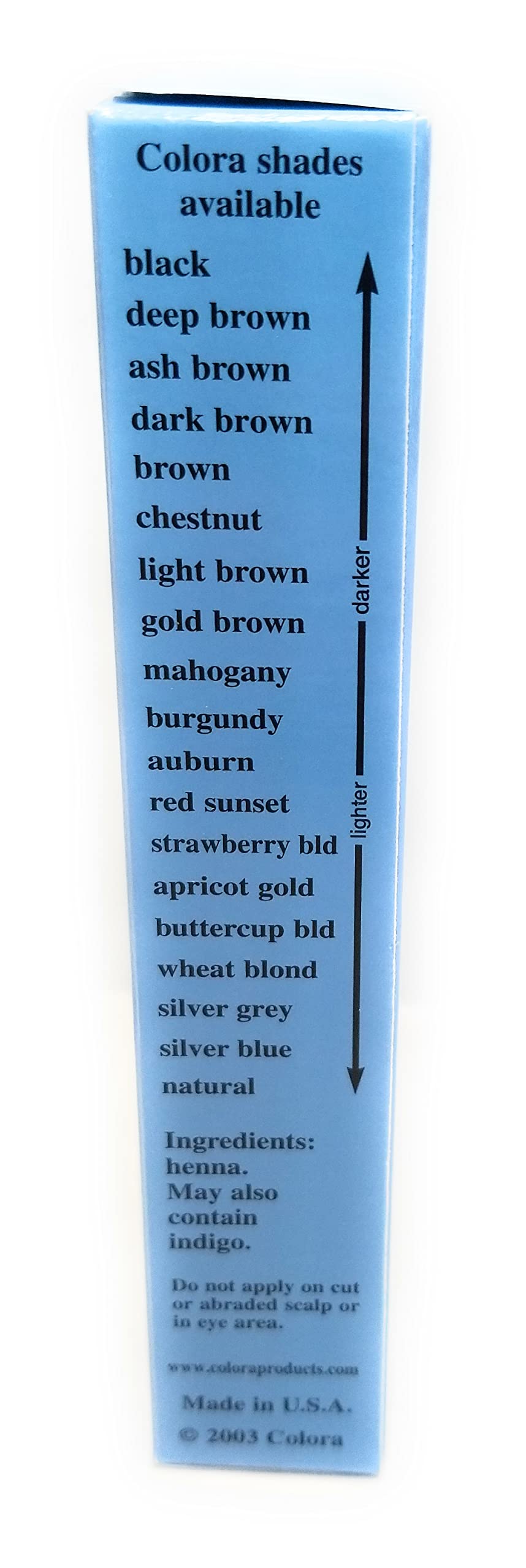 Colora Henna Powder Black treated hair appearing smooth and shiny