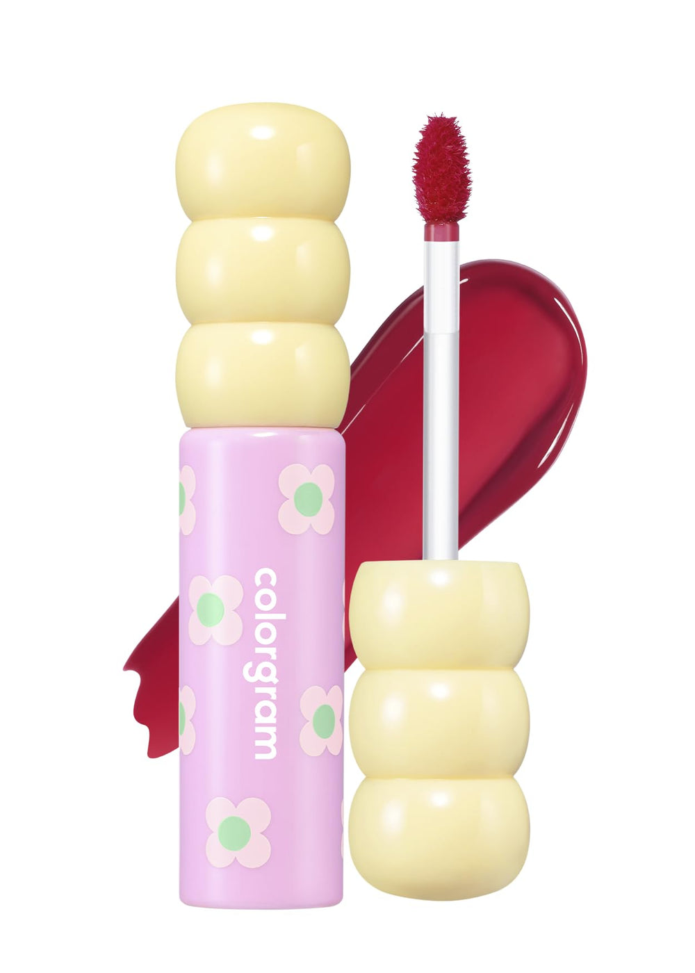 COLORGRAM Fruity Glass Tint 08 Lovely Raspberry for vibrant, glassy lip color.