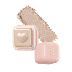 COLORGRAM Milk Bling Heartlighter 01 Peach Heart glow for a fresh daily radiance.