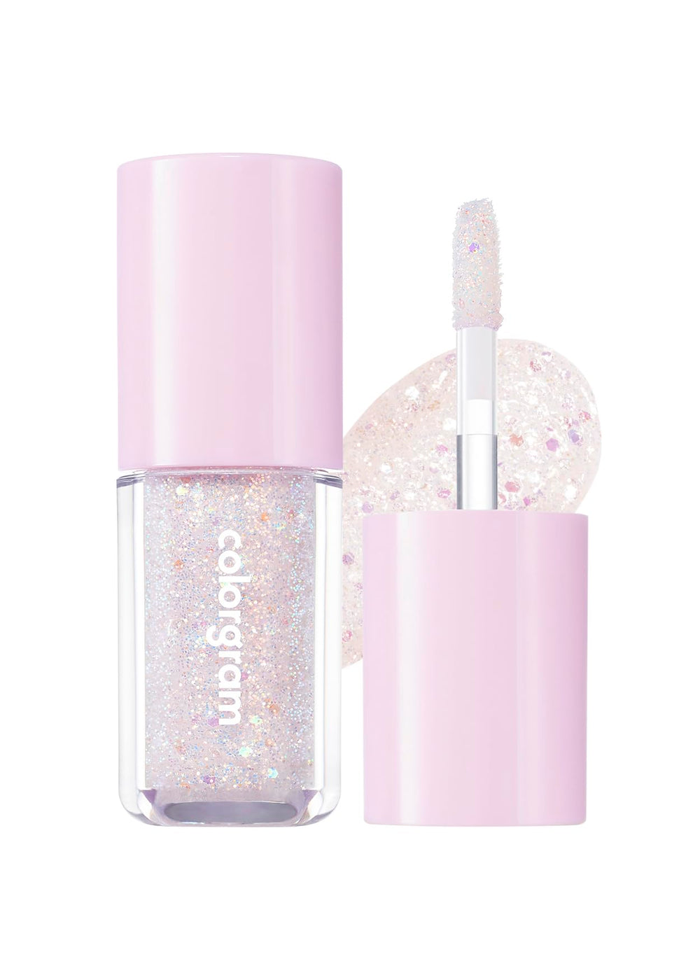 COLORGRAM Milk Bling Shadow 01 Double Star closeup reveals radiant pearls for day-to-night sparkle