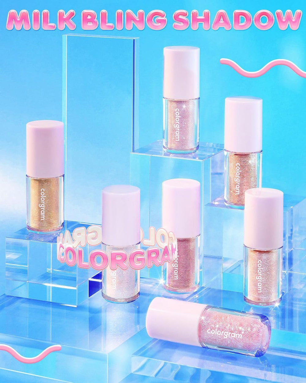 COLORGRAM Milk Bling Shadow 01 shimmering finish elevates casual and evening looks