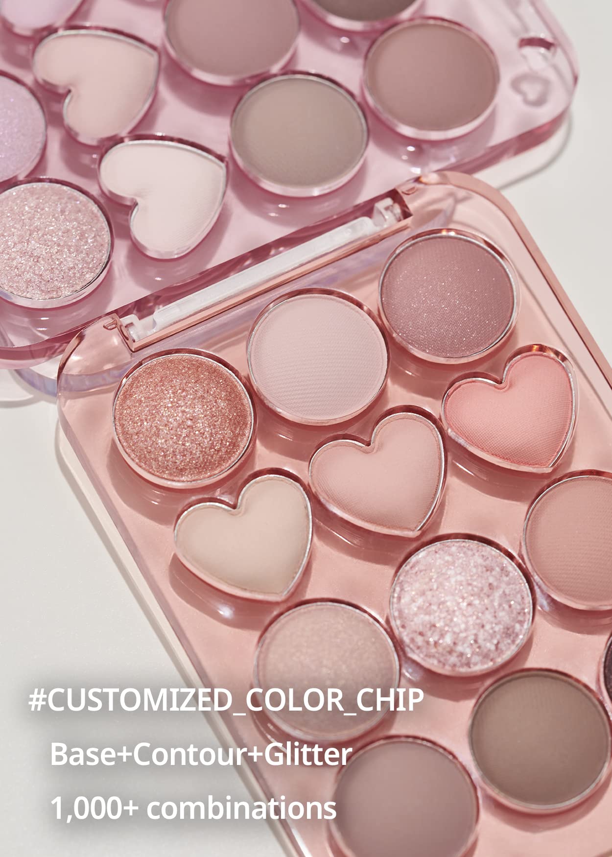 COLORGRAM Pin Point Eye Palette compact case for on-the-go touch-ups.
